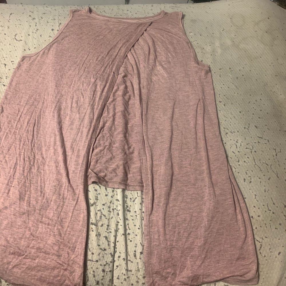 Open back shirt